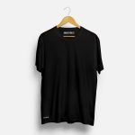 Black Unisex Plain Tshirt